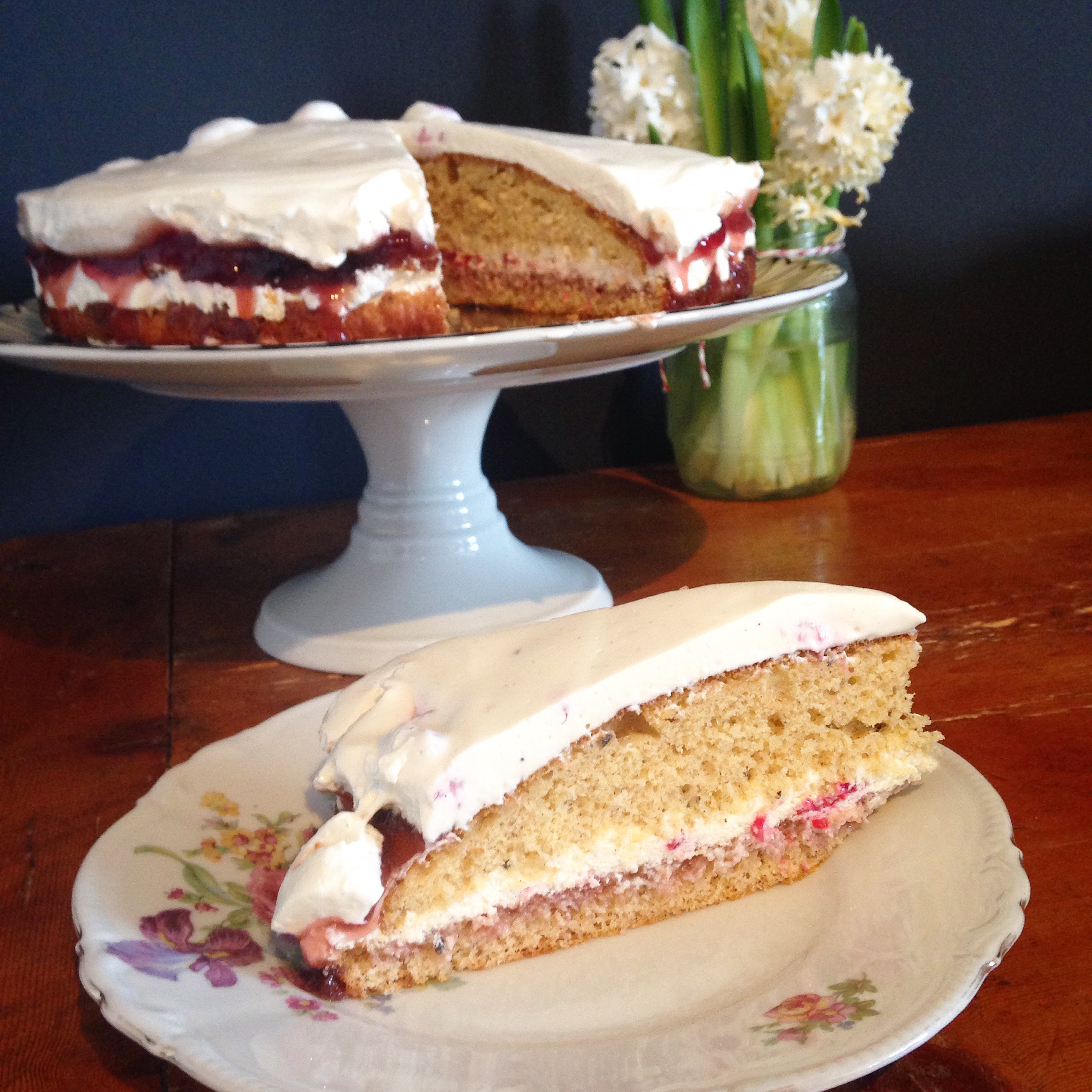 Recipe: Raspberry Mascarpone Cake|low fructose, glutenfree, lactosefree