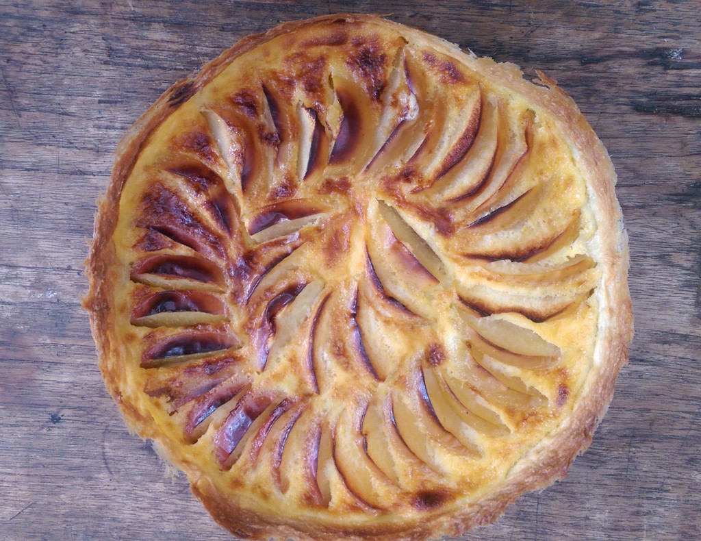 The tarte aux pommes